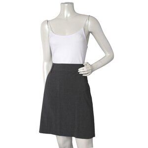 Alfani Pencil Business Skirt Above the Knee Suit Work Wear Classic Lined Grey 12